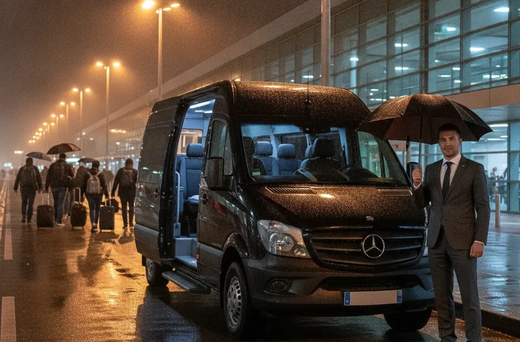 VTC de nuit à Ajaccio, transport privé 24h/24 en 2026